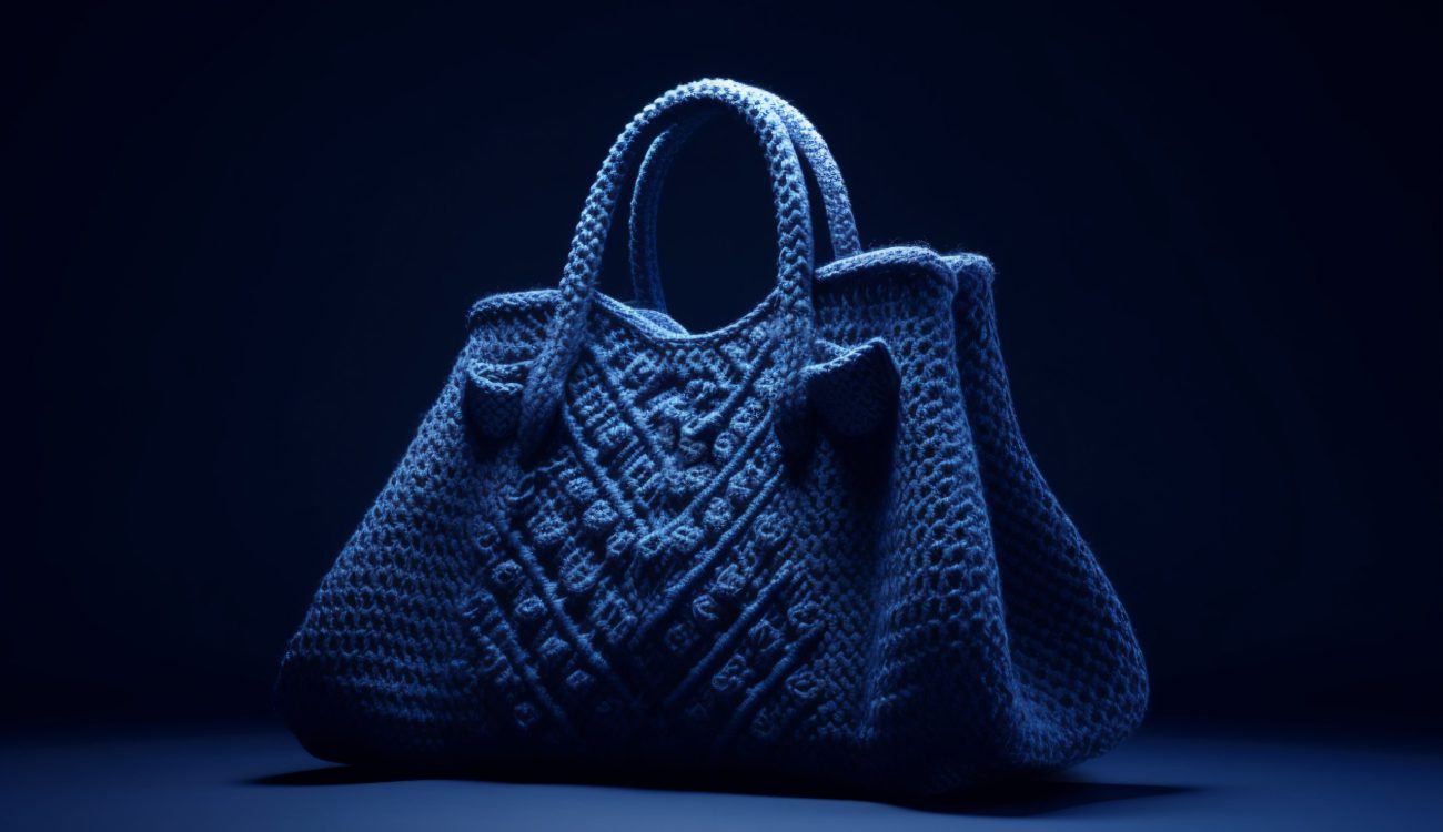 blue knitted bag still life scaled e1698395446825